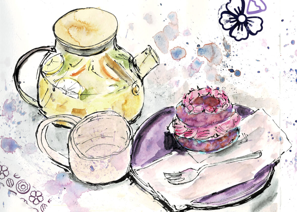 violet cafe jedzenie